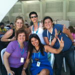 Chicas campuseras 2011. Carmen, Mirian, Cristina, Fátima y yo misma