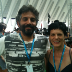Con David Cuartielles, uno de los padres de Arduino, Campus Party 2011