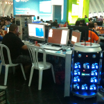 Campus Party 2011, descargando con Apexdc